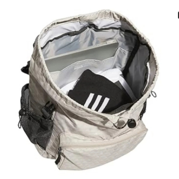 adidas Saturday Sport Fashion Backpack, BOS Mini Monogram Wonder - Picture 5 of 8